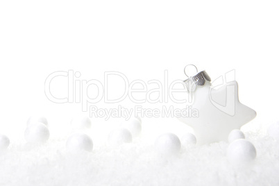 christmas, christmas decoration white