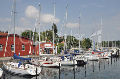 hafen in eckernförde