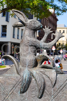 Struwwelpeter-Brunnen in Frankfurt