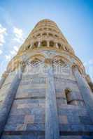 pisa, piazza del duomo, with the basilica leaning tower