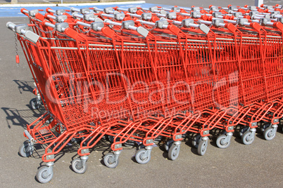 supermarket trolleys