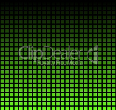 Hintergrund mit grünen Kästchen und weichem Übergang zu schwarz