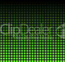 Hintergrund mit grünen Kästchen und weichem Übergang zu schwarz