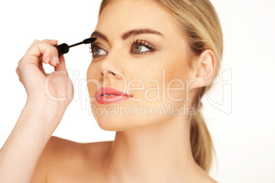 closeup portrait of young beautiful girl