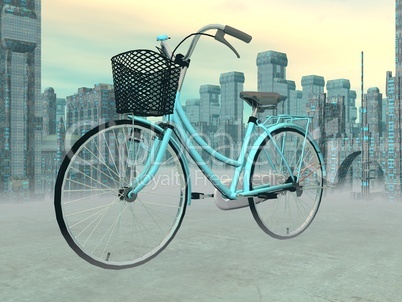 city bike - 3d render