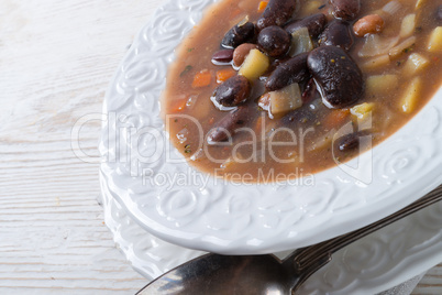 sharp bean soup
