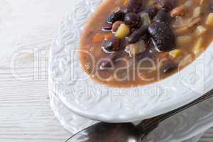 sharp bean soup