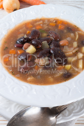 sharp bean soup