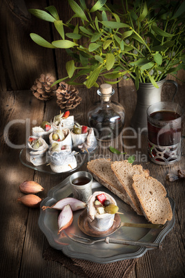 rollmops - pickled herring fillets