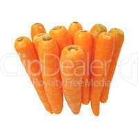 carrots isolated