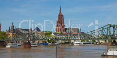 frankfurt cathedral - panorama