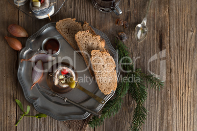 rollmops - pickled herring fillets