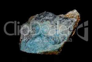 mineralien mit blauen lazulith