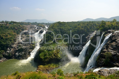 Shivanasamudra Falls in Indien