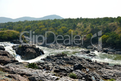 Shivanasamudra Falls in Indien