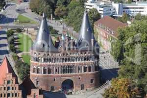 das Holstentor in Lübeck