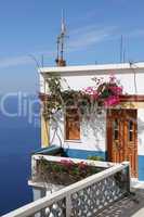 Haus an der Klippe auf der Insel Karpathos