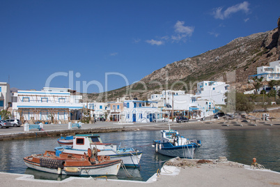der kleine Hafenort Finiki auf der Insel Karpathos