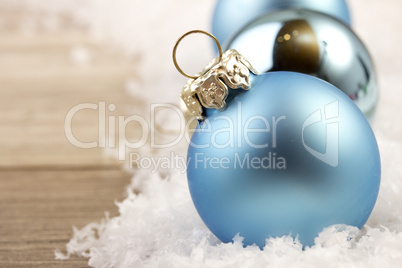 christmas, christmas ornament blue