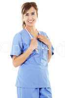 female healthcare worker