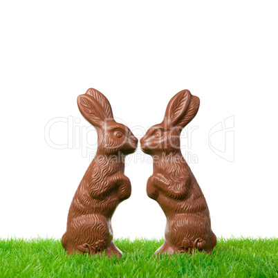 easter bunny couple