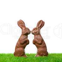 easter bunny couple