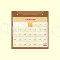 design schedule monthly january 2014 calendar