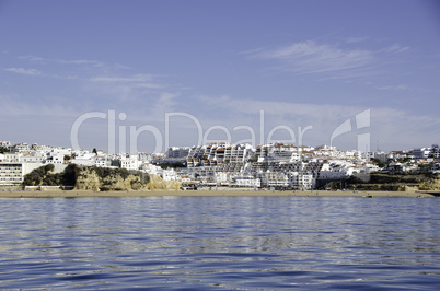 panorama of albufeira in portugal