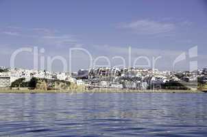 panorama of albufeira in portugal