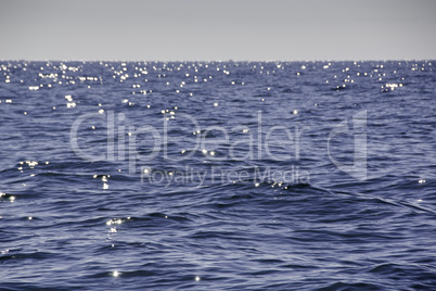 ocean with light movement