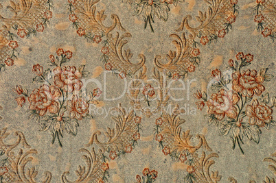antique floral pattern wallpaper background