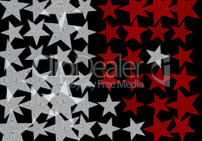 star shape grunge pattern illustration