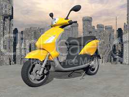 urban scooter - 3d render