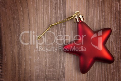 christmas ornament red