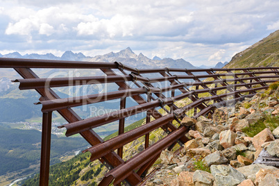 Lawinenschutz in den Alpen