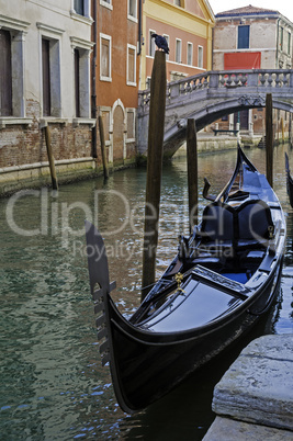 Gondola in venice.