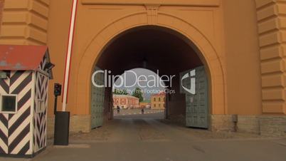the arch of the peter and paul fortress