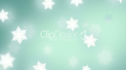 falling snowflakes background