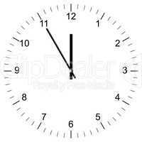 clock illustration 11:00