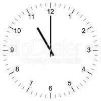clock illustration 11:00