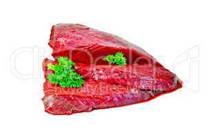 meat beef with parsley