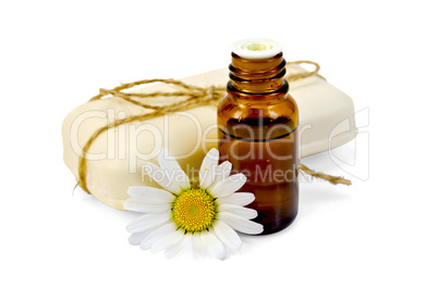 oil and soap white with chamomile