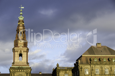 christiansborg palace in copenhagen, denmark