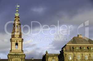 christiansborg palace in copenhagen, denmark