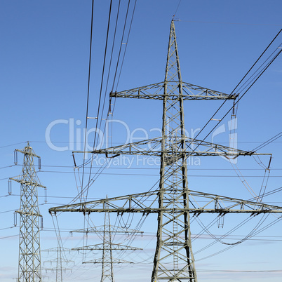 Strommasten Energie Elektrizität