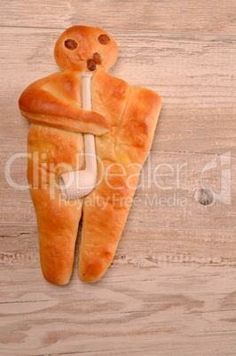 raisin bread man