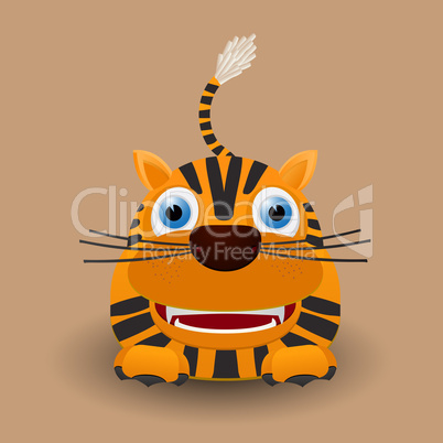 cute baby tiger