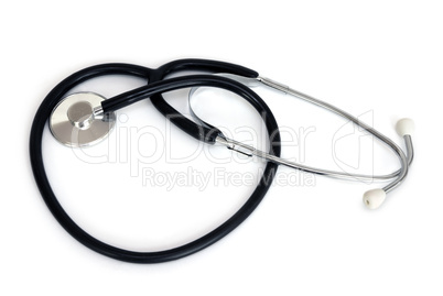 stethoscope isolated over a white background.