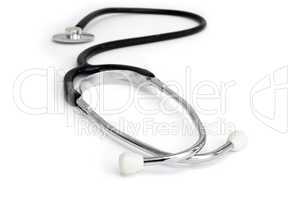 stethoscope isolated over a white background.