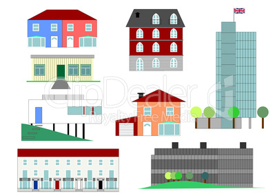 houses illustration